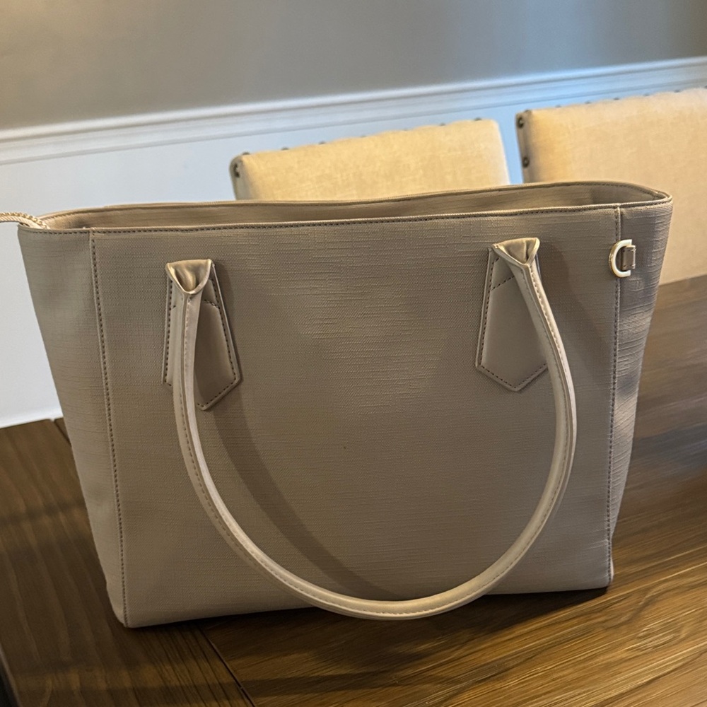 Dagne Dover Signature Coated Canvas Tote